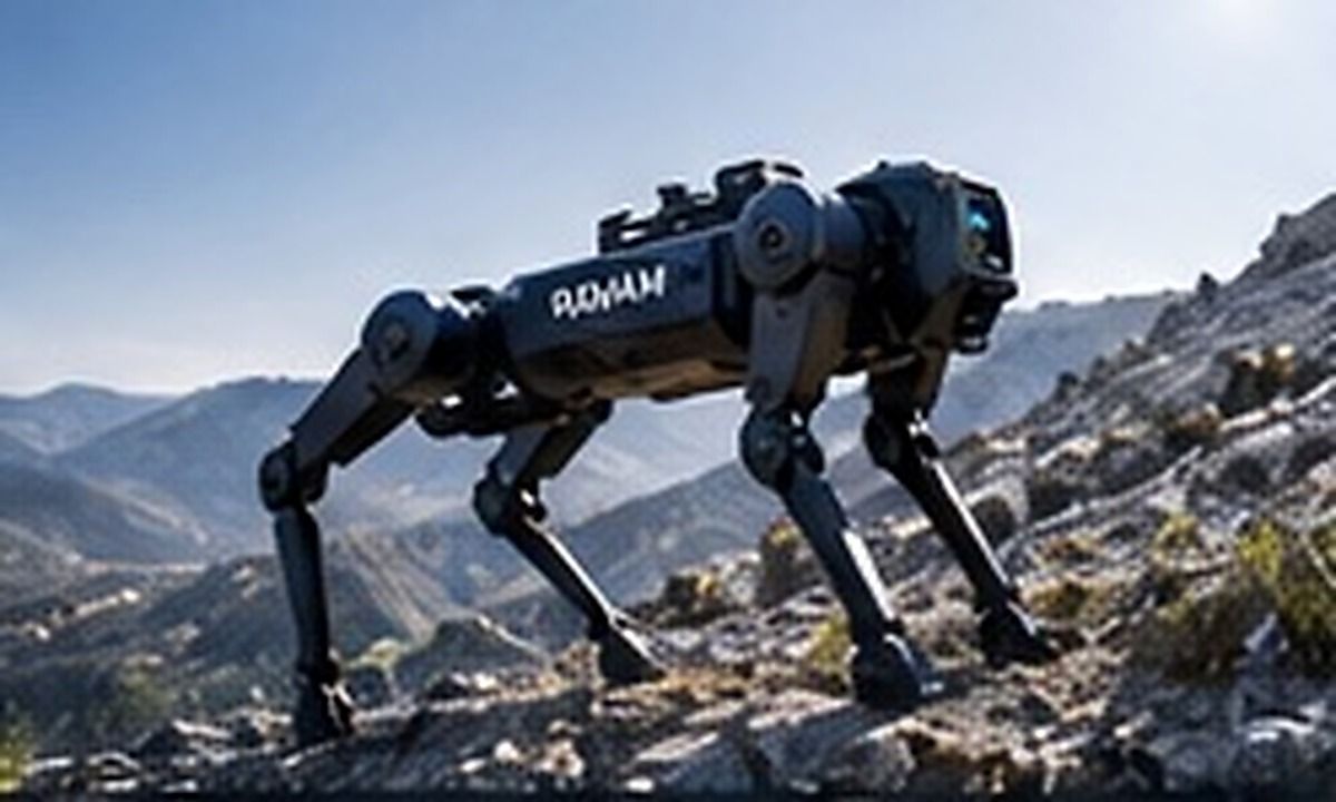 Quadruped ground robot