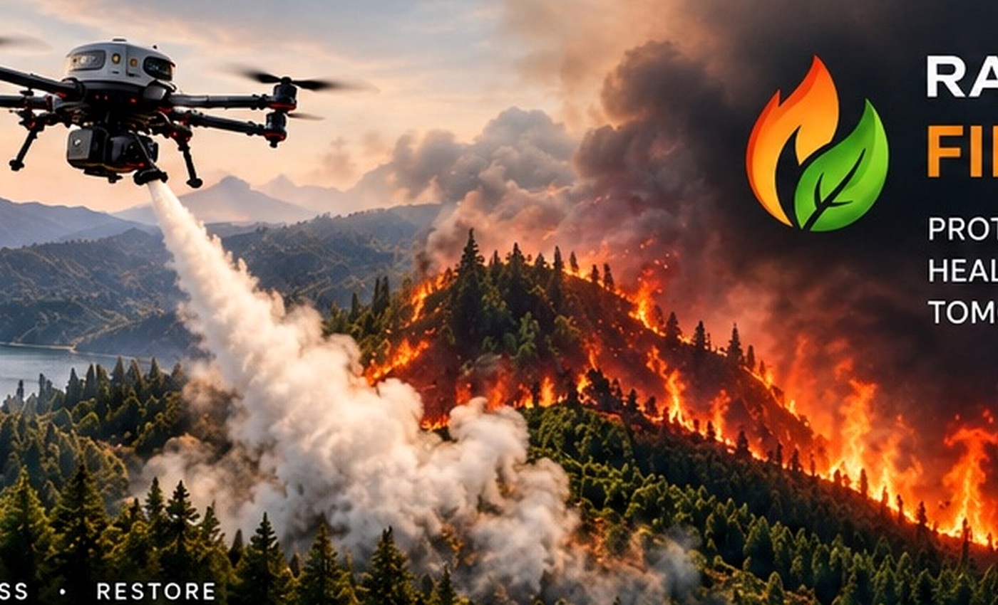 Forest landscape monitored through autonomous and geospatial intelligence